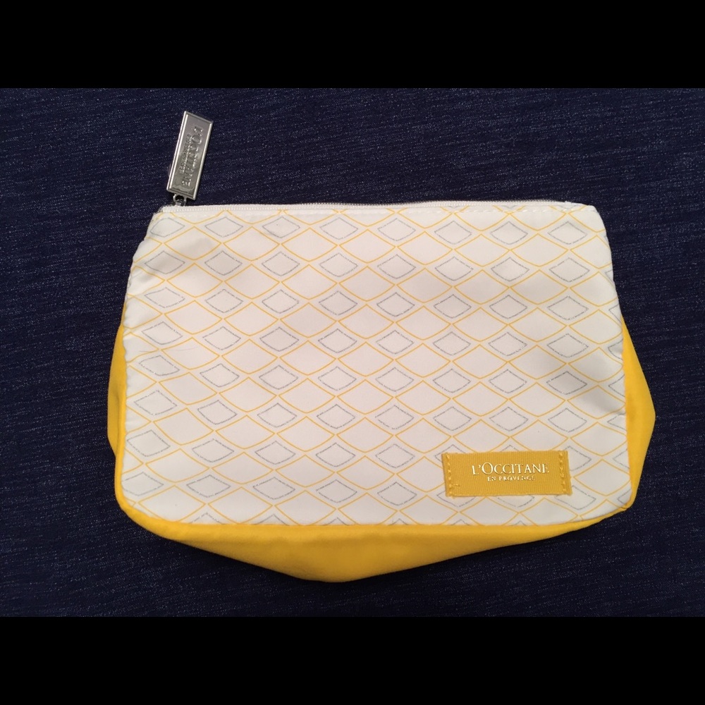 NEW! L’Occitane Zipper Cosmetics Pouch w/Lining